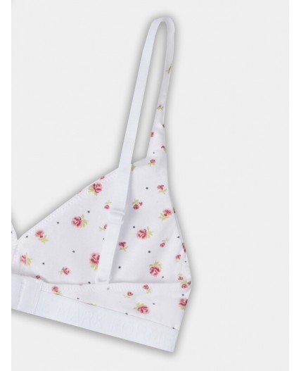 Топ цветочки на белоснежном