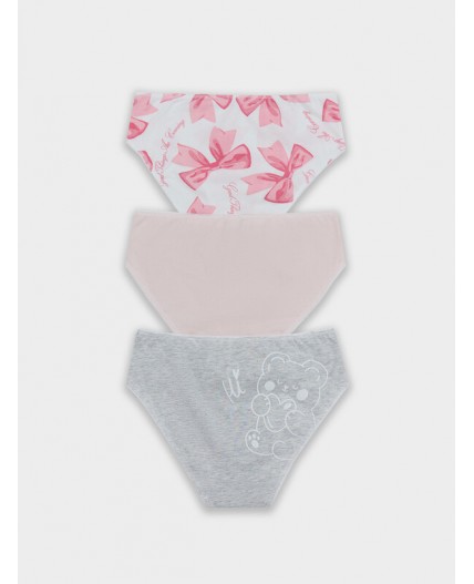 Трусы бл.розовый +печать