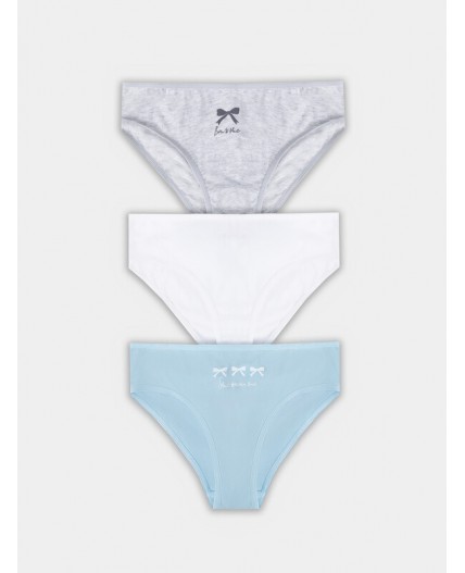 Трусы голубой +печать2