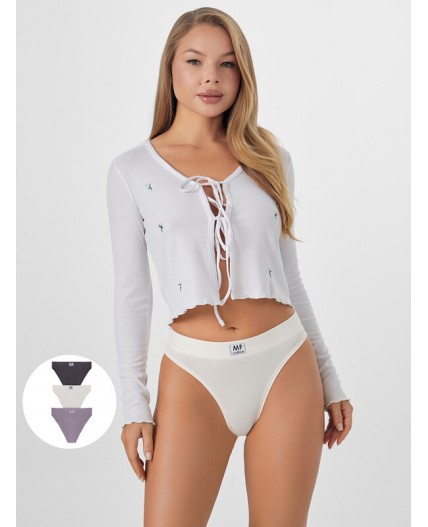 Трусы молочный +морской туман +макадамия