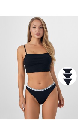 Трусы черный +черный +черный