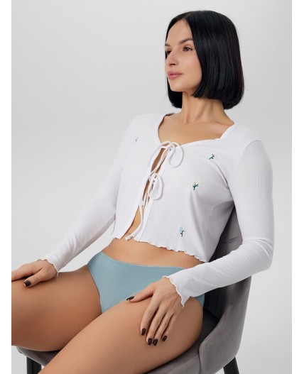 Трусы пыльно -бирюзовый