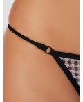 Трусы клетка виши черно -белая