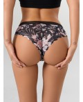 Трусы цветы на черном1