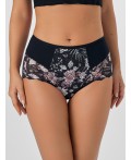 Трусы цветы на черном1