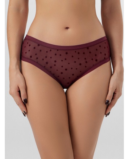 Трусы звезды на бордовом