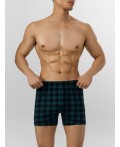 Трусы черная клетка на зеленом +пряники на черном