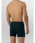 Трусы черная клетка на зеленом +пряники на черном