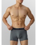 Трусы меланж темно-серый 4348-F +печать