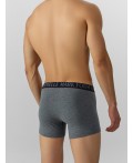 Трусы меланж темно-серый 4348-F +печать