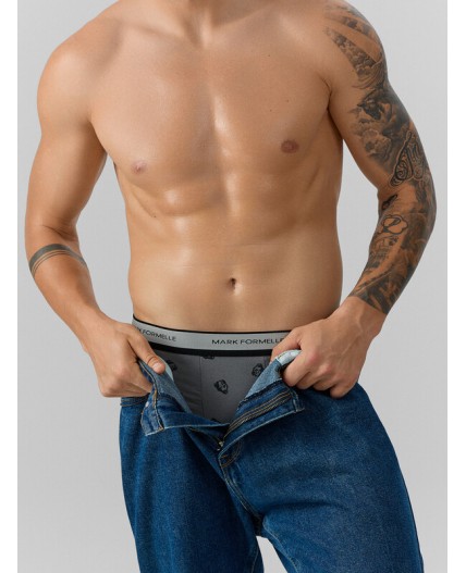 Трусы зубры на т.сером