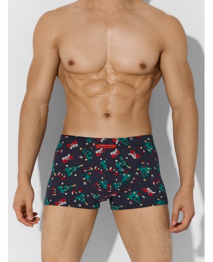 Трусы елки на черном