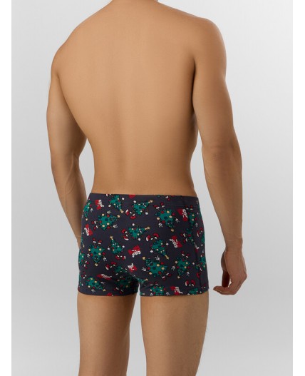 Трусы елки на черном