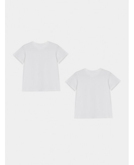 Футболка белый +белый