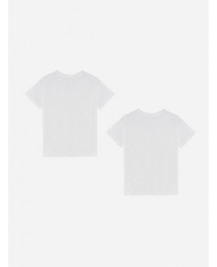 Футболка белый +белый