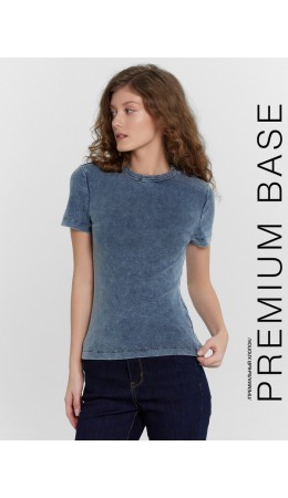 Футболка ACID WASH неви