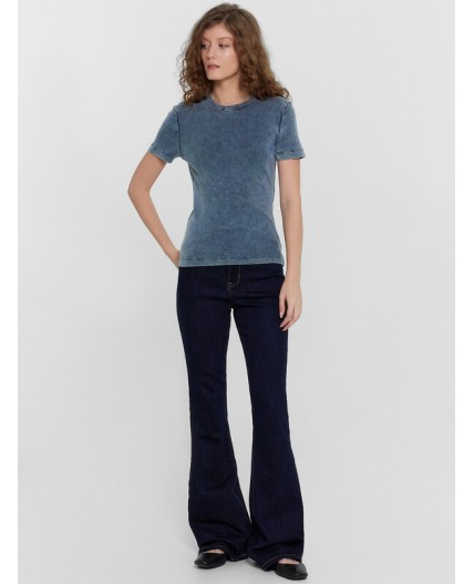 Футболка ACID WASH неви