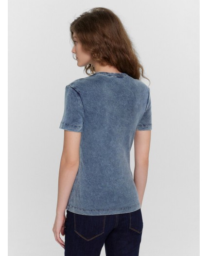 Футболка ACID WASH неви