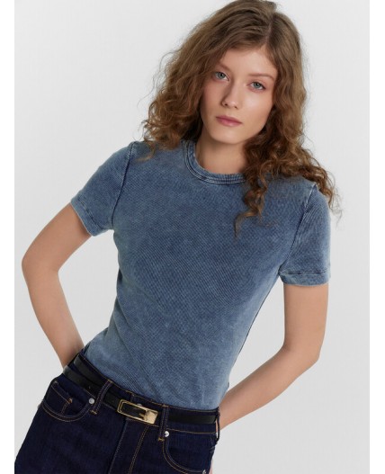 Футболка ACID WASH неви