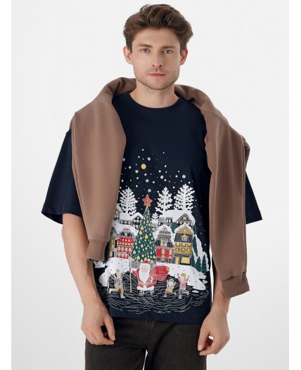 Футболка неви +печать3