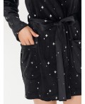 Халат звезды на черном