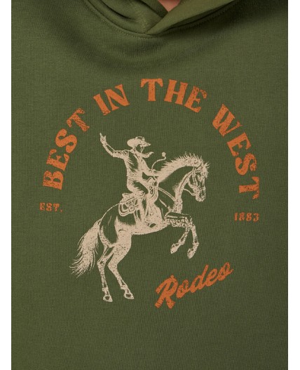 Анорак оливин +печать