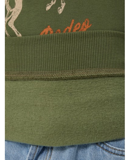 Анорак оливин +печать