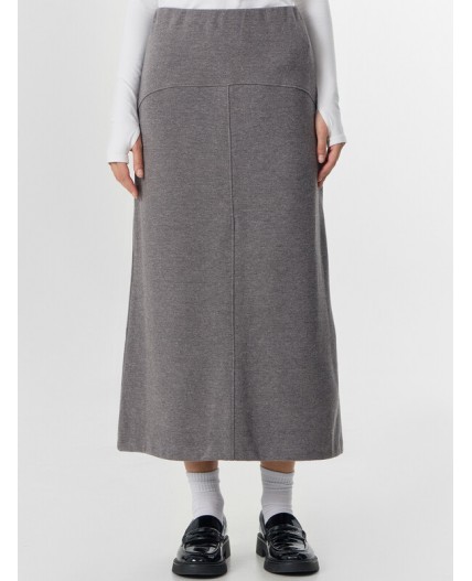 Юбка серый меланж Gulle 4654-D