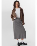 Юбка серый меланж Gulle 4654-D