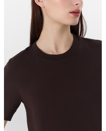 Футболка горький шоколад