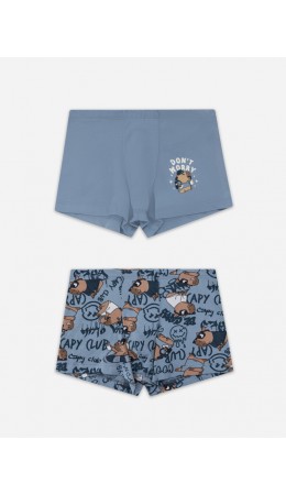 Трусы голубой +крутые капибары на голубом