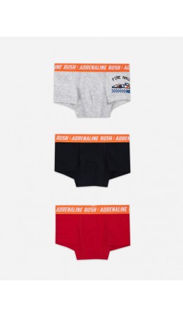 Трусы серый меланж 4306-А +печать3