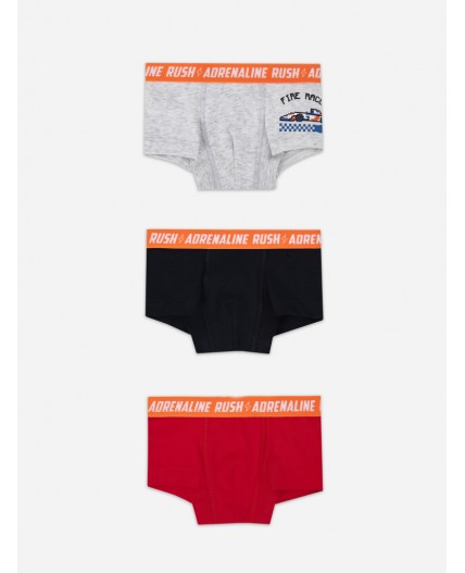 Трусы серый меланж 4306-А +печать3