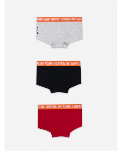 Трусы серый меланж 4306-А +печать3