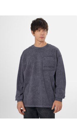 Лонгслив графит