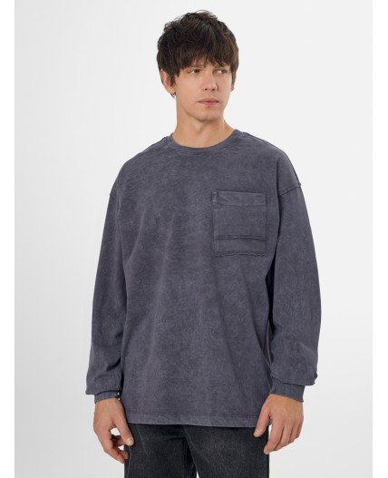 Лонгслив графит