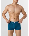 Трусы узор на сине -бирюзовом +гл.синий