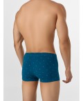 Трусы узор на сине -бирюзовом +гл.синий