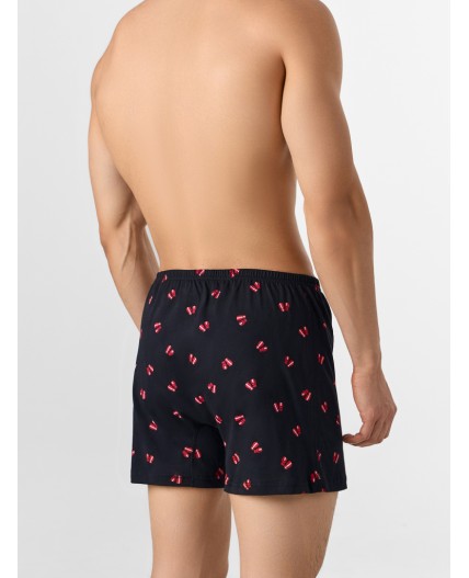 Трусы боксерские перчатки на черном