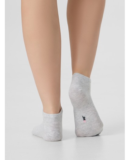 Носки серый меланж