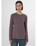 Лонгслив бордово -серый