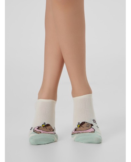 Носки молочный