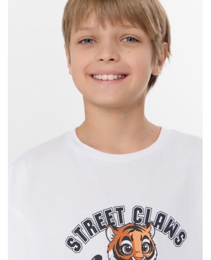 Комплект белый +тигры камуфляж