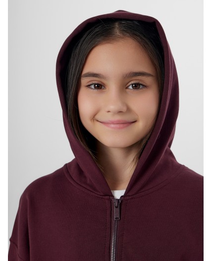 Толстовка винный