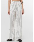 Брюки полоска на белом