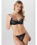 Бюстгальтер телесный +черный