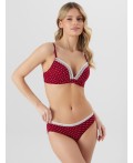 Бюстгальтер сердечки на т.красном
