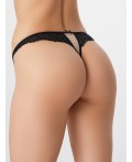 Трусы телесный +черный