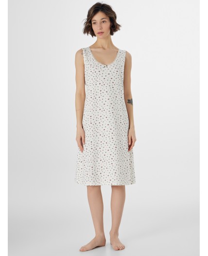 Сорочка букетики на молочном