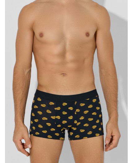 Трусы уточки на черном +черный